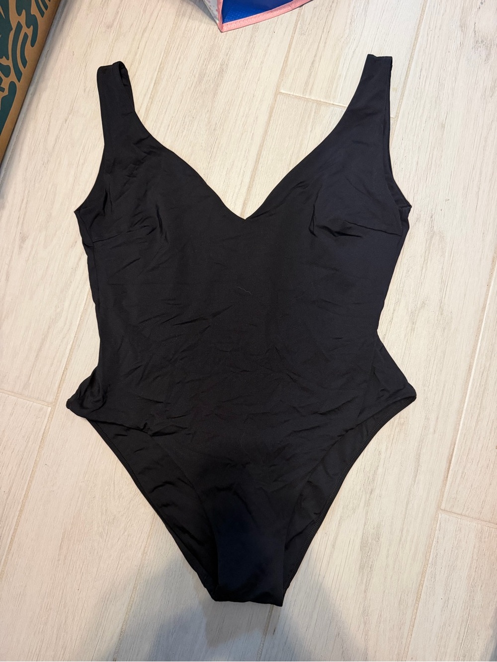 Monday Swimwear Black One-Piece with Logo Tag